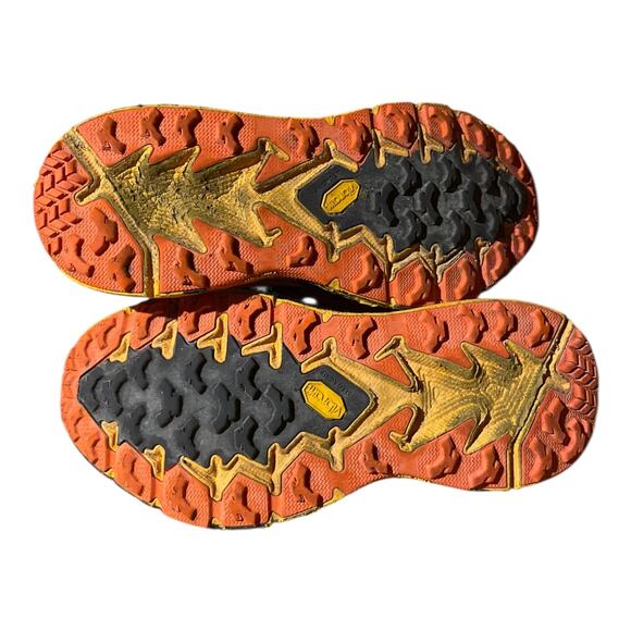 HOKA Speedgoat GTX Trail Running Shoes Men’s 11 Orange Black Waterproof Vibram - Picture 8 of 8
